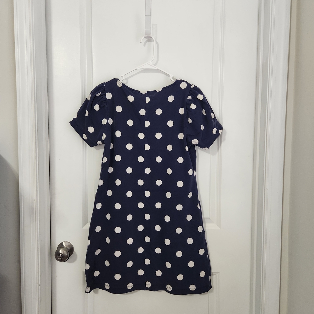New York & Company Navy and White Mini Dress